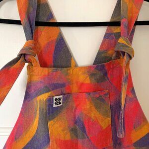 Lucy & Yak bright denim overalls